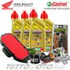 CASTROL KIT TAGLIANDO HONDA INTEGRA 700 2011 OLIO CASTROL FILTRI PASTIGLIE SINTER ECC