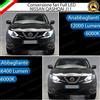 ELT CONVERSIONE FARI FULL LED PER NISSAN QASHQAI J11 18400 LUMEN BIANCO CANBUS