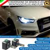ESL COPPIA LAMPADE D3S LED DA XENON A LED 6000K BIANCO PER AUDI A1 8X 12000 LUMEN