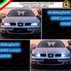 ELM CONVERSIONE FARI FULL LED H7 + H1 SEAT TOLEDO MK2 6000K LED CANBUS NO AVARIA