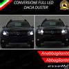 ELM CONVERSIONE FARI FULL LED DACIA DUSTER 6000K XENON LED CANBUS BIANCO 6400 LM