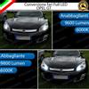 ELM CONVERSIONE FARI FULL LED OPEL GT 6000K BIANCO CANBUS 16000 LUMEN