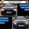 ELM CONVERSIONE FARI LED BMW SERIE 1 F20 F21 12800 LUMEN CANBUS 6000K BIANCO