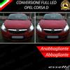 ELM CONVERSIONE FARI FULL LED OPEL CORSA D 6000K LED CANBUS NO AVARIA LUCI