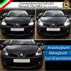 ELM CONVERSIONE FARI FULL LED RENAULT CLIO 3 LENTICOLARE 14400 LUMEN CANBUS BIANCO