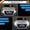 ELT CONVERSIONE FARI FULL LED PEUGEOT 208 LENTICOLARE 6000K BIANCO CANBUS NO AVARIA