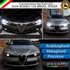 ELM CONVERSIONE FARI FULL LED ALFA 159, BRERA, SPIDER BIANCO MONO LED CANBUS 18400LM
