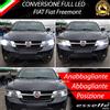 ELM CONVERSIONE FARI FULL LED H11 + HB3 + T10 FIAT FREEMONT 6000K LED BIANCO XENON