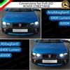 ELM CONVERSIONE FARI FULL LED H7 + H1 ROVER STREETWISE 6000K LED CANBUS NO AVARIA