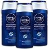 TopDeal Confezione da 3 shampoo Nivea Men anti forfora, 3 x 250 ml