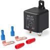 Ehdis Relè 24V 120A 4 Pin Auto Scatola Nera Relay batterie per Automobili sul Traffico Pesante Camion Escavatore Van Barca con 2 Pin Footprint + 2 Terminal