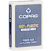 COPAG - Carte da Poker 100% Plastica (PVC) - Blu (Regular Face)