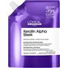 L'Oréal Professionnel Keratin Alpha Sleek Long-lasting smooth, anti-frizz & volume control shampoo ricarica