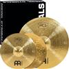 Meinl Cymbals HCS Basic Cymbal Set Box Pack con Hi-hat 14 pollici e Crash-Ride 18 pollici per Batteria - Finitura Tradizionale Ottone, Made in Germany (HCS1418)