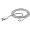 Cellularline Cavo Cellular Line Usb-A a Usb-C Smart Data Cable M/M bianco