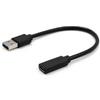 Gembird Cavo Gembird USB 3.1 A a Type-C M/F 10cm, nero [A-USB3-AMCF-01]