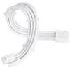 Silverstone Cavo di estensione Silverstone PCIe 8pin 30cm Bianco [SST-PP07E-PCI8W-V2]