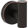 Amerock | Gancio singolo per accappatoio | Bronzo lucidato ad olio | Arrondi | Gancio per asciugamani | Hardware da bagno | Accessori da bagno
