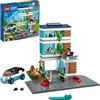 LEGO 60291 City Villetta Familiare, Casa delle Bambole, Giochi per Bambini dai 5 Anni in su, 4 Minifigure, Idee Regalo