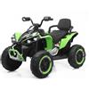 Quad Elettrico per Bambini ATV Safari Gold 24V con Telecomando Verde