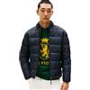 Tommy Hilfiger Uomo Piumino New Mid Weight con Colletto alla Coreana, Nero (Black), M