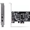 Topiky Scheda controller 1394a, PCI-E PCI Express FireWire 1394a Scheda controller IEEE 1394 con cavo Firewire,per 10/8/7 / Vista/XP / 2000 / ME / 98SE / Server 2003-2008 32/64-bit
