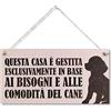 CARISPIBET Questa casa è | segni decorativi di benvenuto targhe decorazione della casa decorazioni interne 15 x 30 cm