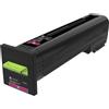 GielleService TONER ORIGINALE ORIGINALE LEXMARK 72K2XM0 72K2XME MAGENTA CS820 CS827 CX825 CX827 CX860