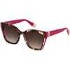 FURLA SUNGLASSES MAT: Cellulose acetate_C: SHINY BROWN HAVANA/OPAL PINK D: 140x20 / Female Cura della persona e salute