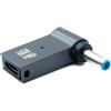 System-S Adattatore USB 3.1 tipo C maschio a HP DC 20 V 4,5 x 3,0 mm femmina in grigio