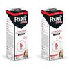 Pouxit Flash, Spray Pidocchi e Lendini, Azione Rapida, Senza Insetticidi, Pettinino Incluso, 150 ml (Confezione da 2)