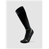 UYN Uomini Compression One Socks Abbigliamento Da Running Calze Da Corsa Black/Grey/Lime - Nero 42-44