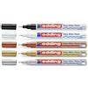 Edding glanzlack-marker Sharpie fine (0.8 mm) 780 pacchetto 8 colori a scelta, Metallic Sortiert 2, fein
