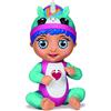 BANDAI Tiny Toes - Mini bambola interattiva 14 cm - Luna ride - Unicorno blu - parla tedesco - 82788