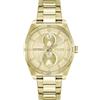 HUGO Orologio Analogico Multifunzione al Quarzo da Donna Collezione #FAST FOR HER con Cinturino in Acciaio Inossidabile di Colore Dorato - 1540171