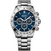Hugo Boss Ikon - Argento Blu - Orologio da Uomo 44mm - HB 1512963 - Cronografo
