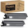 colorfly TN248XL 3000 Pagine compatible per Brother TN248 TN248XL per DCP-L3560CDW HL-L3240CDW MFC-L3760CDW DCP-L3520CDW DCP-L3520CDWE HL-L8230CDW MFC-L3740CDW ,2*TN248 XL Nero