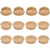 QUARKZMAN 12Pezzi 35mm/1.38 Griglie di Aerazione Circolari per Soffitto, Copertura di Ventola per Soffitto in Plastica, Griglia Rotonda con Fori a Maglie per Bagno Cucina Armadio, Arancione