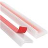 alophoty 1M Barriera Doccia Ferma Acqua Silicone - alophoty Bordo Doccia Anti Acqua, Trasparente, Facile da Installare e Tagliare, Resistente all'Acqua e al Calore