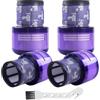 LIAILA 4 Pezzi per filtro dyson v11 Parti di ricambio, per filtro dyson v15 Parti di ricambio, compatibili con per Filtri V11/V15/SV14/SV17/SV22 Filtri, Sostituire Filtro : # DY-970013-02