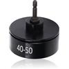 Baxnore Testa tappatrice elettrica per bottiglie, Testa macchina tappatrice bottiglie, Diametro da 40 a 50 mm Testa tappatrice automatica, Tappatore sigillante bottiglie per