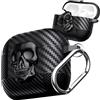 Fofvccv Divertente Custodia 3D per AirPods Pro 3 - Skull Black