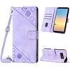 Mo-Beauty Custodia per Samsung Galaxy Note 8, PU Pelle Portafoglio Flip Custodia a tracolla [Supporto] [Scomparto per carte] [Chiusura Magnetica] Cover per Samsung Note 8 - Viola