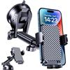 BIPOPIBO Porta Cellulare Auto, [Super potenza di aspirazione], Supporto Telefono Auto Universale Ventosa per Cruscotto e Parabrezza, Portacellulare Per per Smartphone 4-7 in