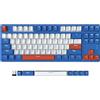 A.JAZZ AK871 Tastiera da Gioco Wireless 75%, Dual-Mode Bluetooth/2,4 Ghz, Tastiera Meccanica TKL 80% con Interruttore Rosso Linear Hot-Swappable, Compatti 87 Tasti, Senza Backlit per Win/Mac - Blu