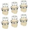 PATIKIL 6pz G9 Luce Base Presa Kit Ceramica Lampada Supporto Base Bianco | con Presa oring Strumento Rimozione