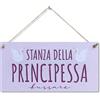 CARISPIBET Stanza della Principessa | insegne per la casa targhe Decorative Decorazioni per la casa 15 x 30