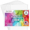 Magtech MAG Tech Magnetic Photo Pocket Frame, Bianco, 10,2 x 15,2 cm Foto, 10 Pezzi