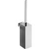 Colombo Design Porta scopino quadro a muro cromo Basic Q B3707