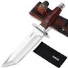 Coltello Da Caccia, Lama in Acciaio Inossidabile 5Cr14Mov Da 15,5 Cm, Manico in